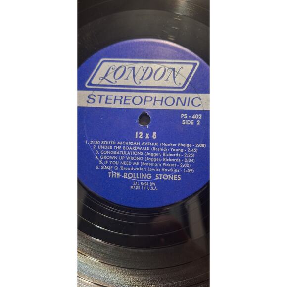 The Rolling Stones – 12 x 5 (1964) LP London PS 402 Stereo Blue Label VG/VG+ - Picture 10 of 13